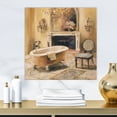 thumbnail image 1 of Designart - French Bath I - Traditional Bathroom Gallery-wrapped Canvas, 1 of 1