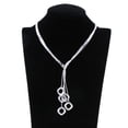 thumbnail image 3 of Collar Largo de Aleación Color Plateado Yuyangstore, 3 of 8