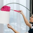 thumbnail image 5 of Microfiber Feather Duster Extendable Duster with 31.5 inches Extra Long Pole, Bendable Head & Long Handle Dusters for Cleaning Ceiling Fan, High Ceiling, Blinds, Furniture & Cars, 5 of 5