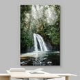 thumbnail image 3 of HFDF Canvas Prt Wall Art Waterfall Forest Landscape Sunlight Nature Wilderness Photography Modern Rustic Scenic Multicolor Colorful for Livg Room, Bedroom, Office - 16x20inch Framed, 3 of 5