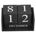 thumbnail image 2 of Wooden Calendar, Wooden Perpetual Desk Calendar Calendar Block Nordic Style Desk Blocks Calendar Reusable For Home For Desktop Decoration For Gift For Office ANGGREK Otros, 2 of 8