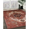 thumbnail image 3 of Ahgly Company Machine Washable Indoor Rectangle Industrial Modern Tomato Red Area Rugs, 2' x 3', 3 of 7