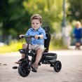 thumbnail image 2 of LINLUX 7 in 1 Toddler Trike, Toddler Ride-on Bicycles, Folding Kids Tricycle Bike, Gray, 2 of 8