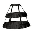 thumbnail image 2 of Enagua para niñas Enagua de crinolina para niñas Boda, 2 aros, Enagua de crinolina ahuecada para niñas para fiesta de cumpleaños negro, 2 of 8