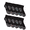 Black White, variant on Hanes Women's Cushioned Ankle Socks, Moves, 10-Pack, Size 5-9