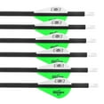 thumbnail image 3 of AME 12X  Archery Pure Carbon Arrows 31" Shaft Spline 250-600 Recurve Compound Bow Hunting（SP250）, 3 of 12