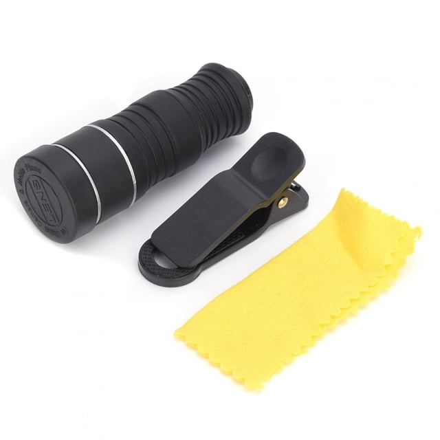 Telescopio monocular para teléfono móvil de alta definición con zoom de 12 aumentos para fotografía al aire libre (12 x 22) 80 x 30 mm