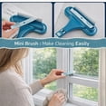 thumbnail image 4 of Window Screen Cleaning Brush 2-in-1 brush squeegee removes dust dirt water stains fast extendable rod for patio door porch screen cleaning home use, 4 of 8