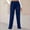 Navy, variant on QUINDOS Pants for Women Straight Leg High Waisted Long Athletic Sweatpants Loose Pants with Pockets