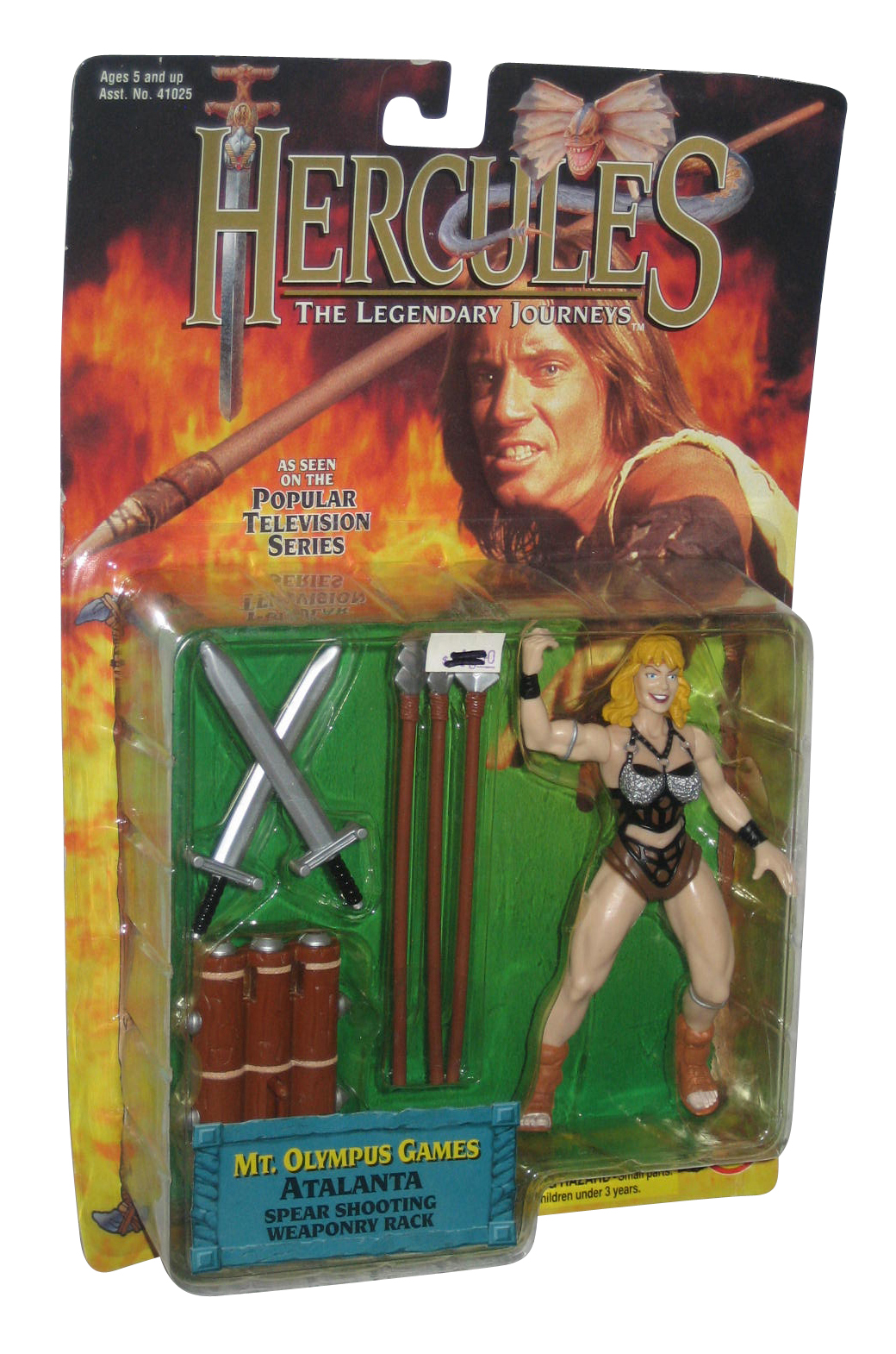 Hercules The Legendary Journey's Atalanta Toy Biz Figure w/ Spear