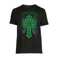 thumbnail image 5 of Saint Patrick’s Day Men’s Winged Celtic Cross T-Shirt, 5 of 5