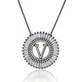 thumbnail image 1 of Collier Pendentif Alphabet A-Z Breloques Femme Chaîne Lettre Initiale, 1 of 9