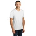 thumbnail image 4 of District Young Mens Very Important Tee V Neck-4XL (White), 4 of 6