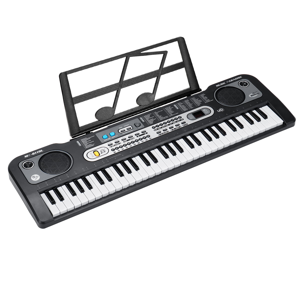 Electric Keyboard 37-Key Piano Keyboard with Microphone Adjustable Volume Children's Musical Instrument Toy Recording Function Portable Electronic Electronic Keyboard for Kid & Adult 