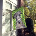thumbnail image 2 of Scottish Deerhound Lucky Shamrock St. Patricks Day House Flag, 2 of 4