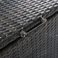 thumbnail image 6 of Patiojoy Outdoor Patio Rattan Wicker Cooler Cart Trolley Ice Drink Galvanize Steel, 6 of 7