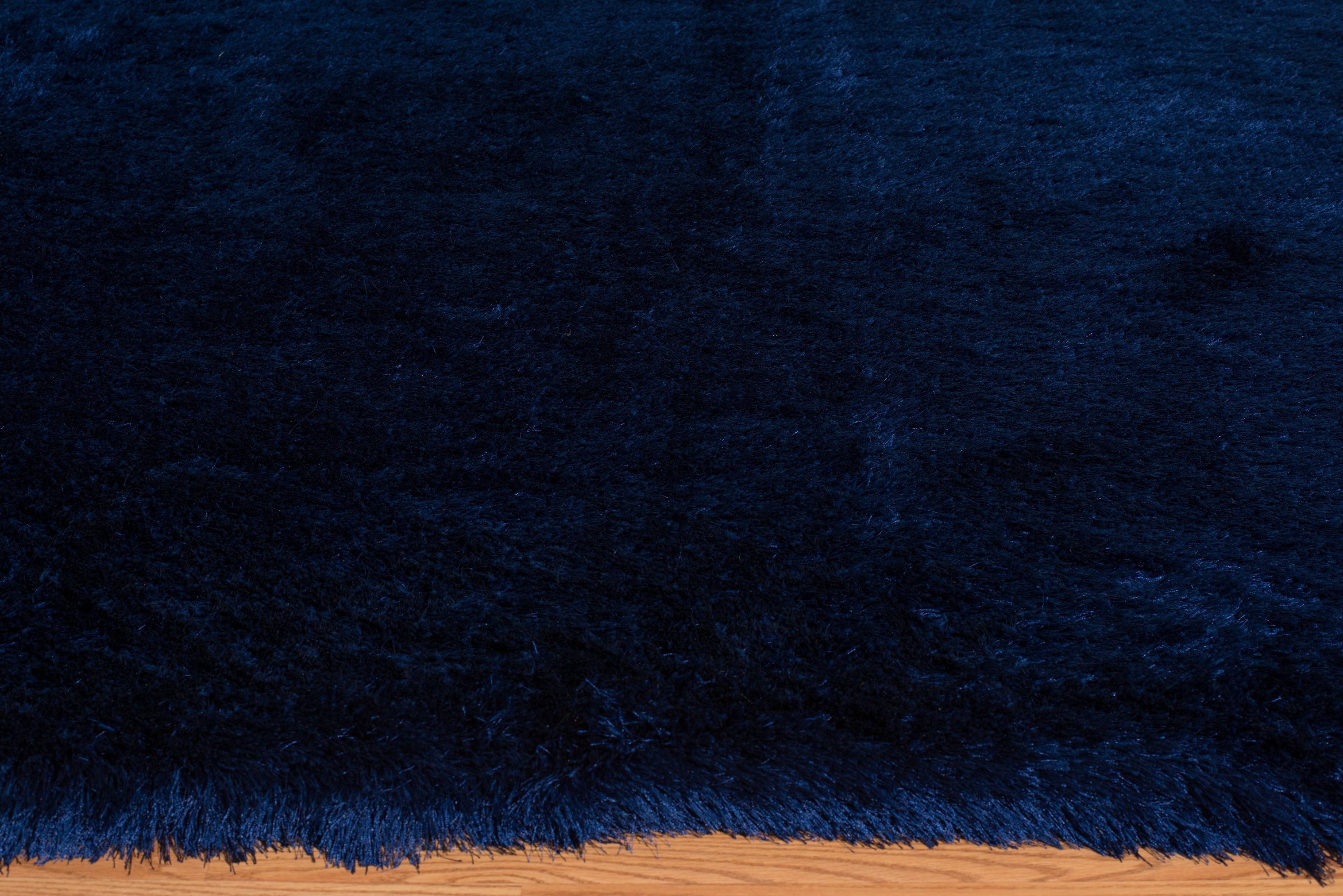 United Weavers Benella Persia Navy Woven Polyester Shag Area Rug