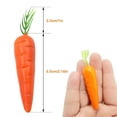 thumbnail image 2 of 10pcs Realistic Artificial Simulation Of Carrot Fake Vegetable Props Easter Artificial Carrots Artificial Vegetable Carrots Home Decor, 2 of 5