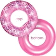 thumbnail image 4 of Bamboohart 36” Inflatable Pink Swim Tube with Summer  Pool Floats for Kids  Adults, 4 of 8