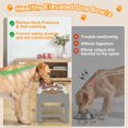 thumbnail image 3 of Soporte elevado ajustable COMESOON de Elevated Bowls de 1,5 L para perros, 3 of 8