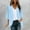 Blue, variant on ZZwxWA Womens Cardigans Lightweight Casual Eyelet Open Front Solid Color Fall Vacation Cover ups Dressy Jacket Outwear