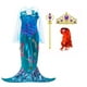 thumbnail image 1 of Disfraz de princesa Sirenita para niñas, vestido para niños, Cosplay de Ariel, carnaval, ropa de fiesta de cumpleaños para niños, verano zhangmengya unisex, 1 of 2