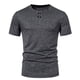 thumbnail image 2 of pstuiky camisetas de hombre, Camiseta de manga corta con cuello redondo y estampado liso para hombre camisetas de hombre l, 2 of 7