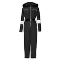 thumbnail image 6 of guisaled One Piece Snowsuit Women Onesie Ski Suit Outdoor Sports Waterproof Windproof Snow Suit Fur Collar Warm Insulated Ski Jumpsuit Coat Clothing, 6 of 8