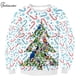 thumbnail image 4 of Jersey de gran tamaño para hombre, sudaderas falsas de dos piezas, chándal de cuello redondo para pareja, ropa de calle de Navidad y otoño, 4 of 4