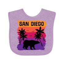 Inktastic San Diego California Sunset Boys or Girls Baby Bib