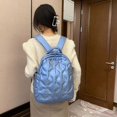 thumbnail image 2 of LinYooLi Quilted Backpack Lightweight Down Padded Backpack Nylon Down Cotton School Bag Women Lady Girls Down Rucksack Daypack Quilted Bags for Autumn and Winter, 2 of 7