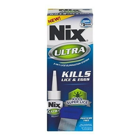 Nix Ultra 2-in-1 Lice Treatment, 3.4 oz (Best Lice Treatment Kit)