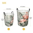 thumbnail image 3 of Sikiie Tropical With Flamingos Print Round Dirty Clothes Basket, Waterproof Standing Foldable Storage Basket, for Laundry Room, Bedroom, Bathroom Storage-Medium, 3 of 6