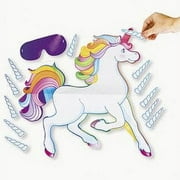 Fun Express Pin The Horn On The Unicorn Party Game