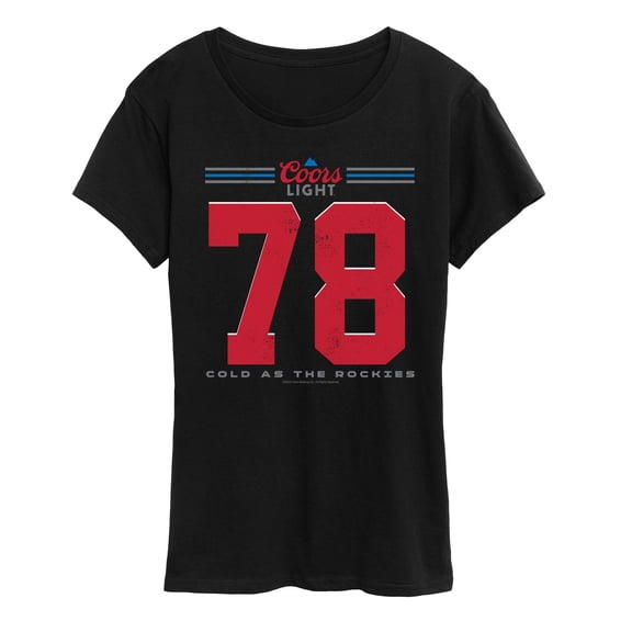 Coors Light - Cold as the Rockies Jersey - Women's Short Sleeve Graphic T-Shirt