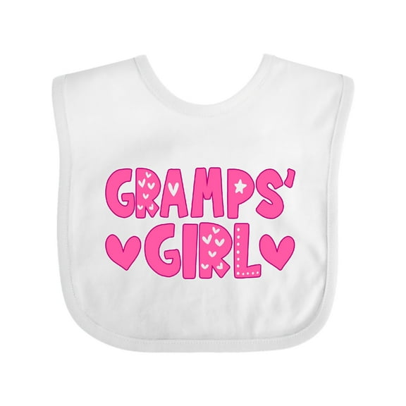 Inktastic Gramps' Girl Granddaughter Gift Girls Baby Bib
