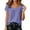 W10-Purple, variant on Ulitacool Women'S T Shirts Short Sleeve Round Neck Solid Color Tops Fashion Clothes L Brown