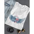 thumbnail image 3 of U.S. Independence Day Shaped T-Shirt Women -Image by Shutterstock, Female Large, 3 of 4
