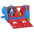 thumbnail image 3 of Playskool Heroes Transformers Rescue Bots Academy Flip Racers Optimus Prime Launcher Trailer, 3 of 7