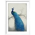 thumbnail image 2 of Art.com Peacock Blue II Art Print by Tim OToole, White Frame Wall Art, 17" x 23", 2 of 5