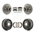 thumbnail image 1 of Transit Auto Front Rear Disc Brake Rotors Hub Assembly Semi-Metallic Pads and Drum Kit for Car 2006-2009 Ford Ranger RWD with 10" Diameter K8S-103476, 1 of 11