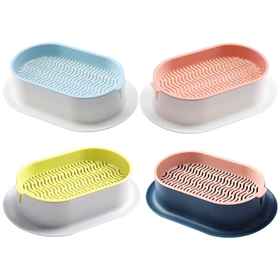 BESTOYARD Cat Grass Pot Gray Green 4Pcs Hydroponic