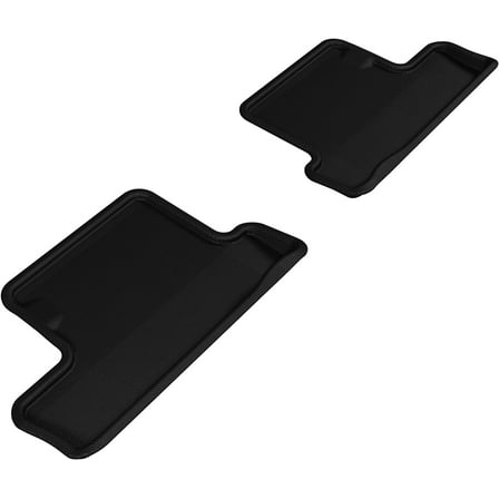 3D MAXpider - L1SC00221509 Second Row Custom Fit All-Weather Floor Mat for Select Scion FR-S Models - Kagu Rubber (Black)