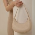 thumbnail image 5 of Bolsos de hombro de diseño de lujo para mujer, bolso de media luna tipo hobo, bolsos de marca de moda para mujer, bolsos de mano pequeños de cuero PU, bolso de mano, 5 of 5