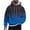 #07 Blue, variant on Hoodies for Men Gradient Printed Sweatshirt Blouse with Pocket Pullover Tops Drawstring Hooded Sweatshirt Sports Activewear Loose Fit Sweatshirts Casual Fall Hoodie Holiday Party Blouses