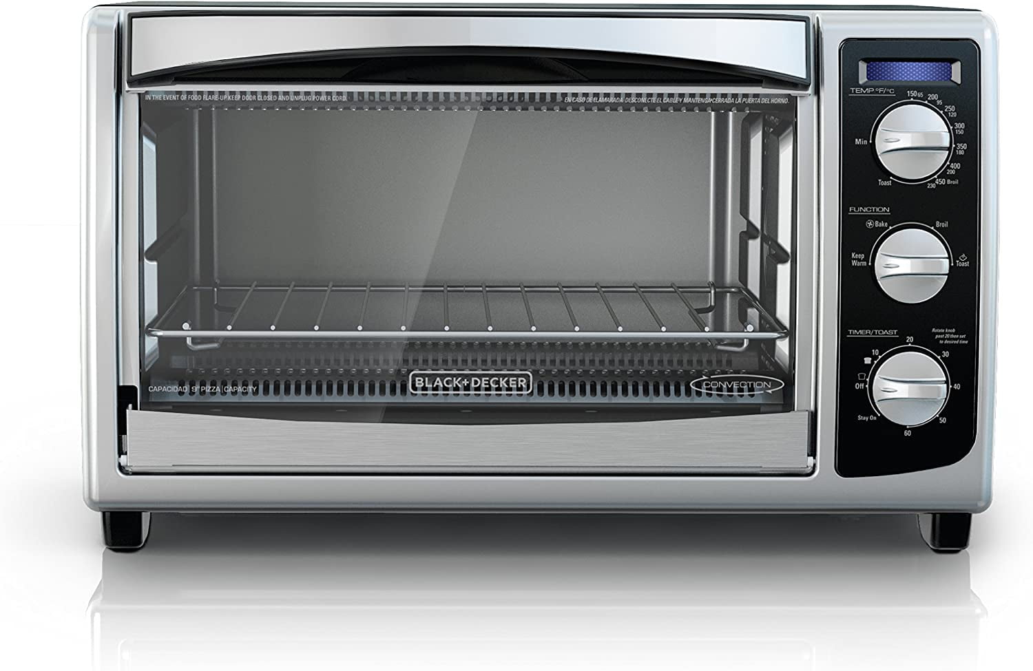 Black Decker To1675b 6 Slice Convection Countertop Toaster Oven Includes Bake Pan Broil Rack Toasting Rack Stainless Steel Black Convection Toaster Oven Walmart Com Black Decker To1675b 6 Slice Convection Countertop Toaster Oven Includes Bake Pan Broil Rack Toasting Rack Stainless Steel Black Convection Toaster Oven Walmart Com