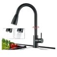 thumbnail image 1 of Kitchen Faucets Silver Single Handle Pull Out Kitchen Tap Single Hole Handle Swivel 360 Degree Water Mixer Tap Taps ,Built To Last, 1 of 7