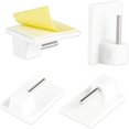 thumbnail image 4 of 20Pcs Self Adhesive Hooks for Net Curtain Rods White Adhesive Hooks Curtains Hook Window Adhesive for Window Bathroom Kitchen Curtain Rods, 4 of 4