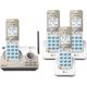 thumbnail image 1 of - Teléfono casero inalámbrico expandible DECT 6.0 con visualización Grande, Boton Grand, conttador, Bloqueador de Llamadas igente, conexión Bluetooth a la celda, Largo Alcae,, 1 of 5
