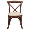 thumbnail image 6 of Flash Furniture 2 Pk. HERCULES Series Kids Mahogany Cross Back Chair with Cushion, 6 of 7